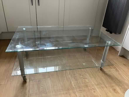 Photo of free Ikea glass television stand/table (Ealing W5) #1