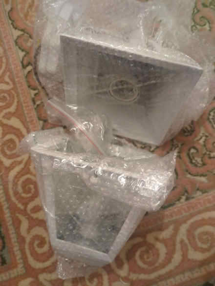 Photo of free White exterior wall lantern NEW (Malvern Wells WR14) #2