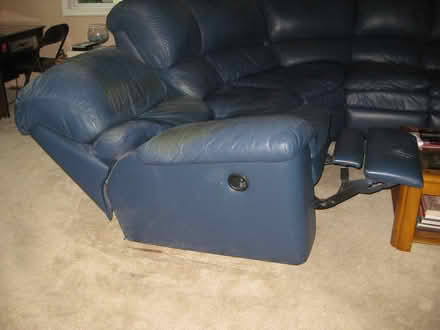 Photo of free Arizona Leather L-shaped sectional (Lake Forest, near the freeway) #2