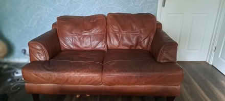 Photo of free Leather sofa (Low Bradfield S6) #3