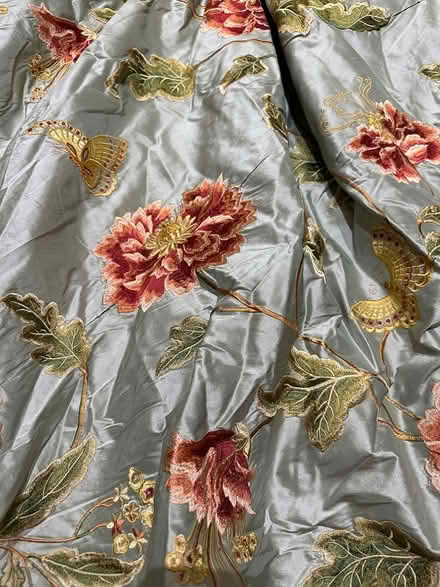 Photo of free Silk curtains (Banstead SM7) #2