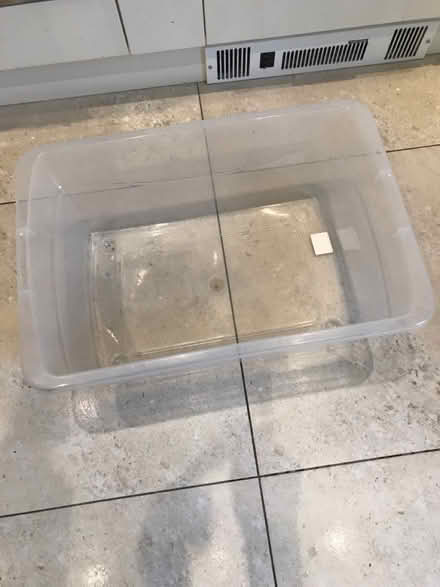 Photo of free Large plastic box (Shepherds Bush) #1