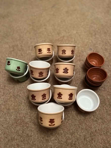 Photo of free 24 assorted tapas pots (Garston, Watford, Herts WD25) #1