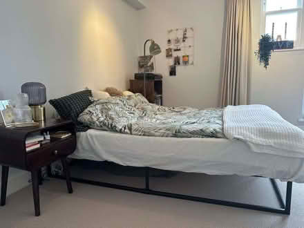 Photo of free Double platform bed, 135 cm wide (Earls Court SW5) #1