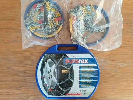 Photo of free Weisenfels Eurorex steel snow chains for 12" or 13" rim. Unu (Penicuik EH26) #1