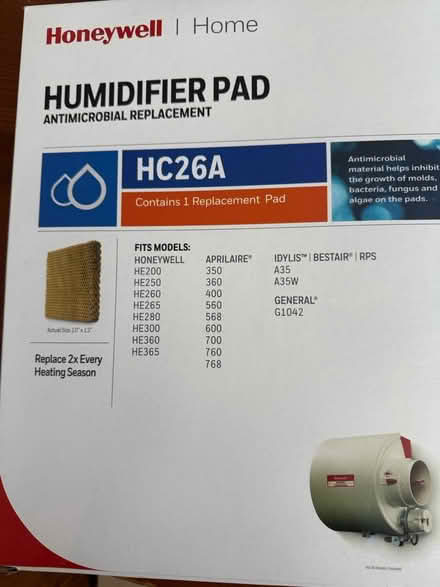 Photo of free Humidifier pads (Bristol and Hurontario) #1