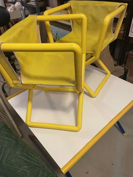 Photo of free small child table & 2 chairs (Newtonville (Shaws)) #1