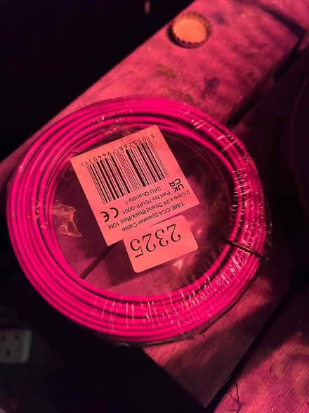 Photo of free reel of cable speaker wire (Coleridge Ward CB1) #1