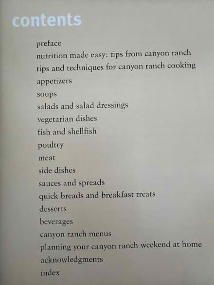 Photo of free Canyon Ranch Spa Cookbook (Upper West side. West 83.) #3