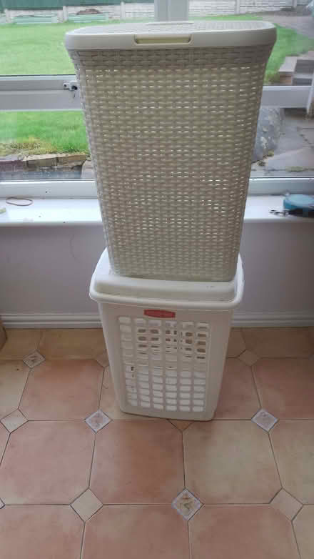 Photo of free Two laundry baskets (High Hesket CA4) #1