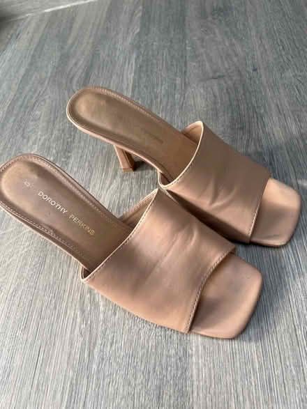 Photo of free Dorothy Perkins Heeled mules with square toe design. Size 8 (Southsea PO4) #1