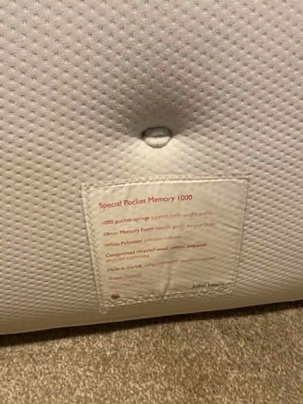 Photo of free John Lewis single mattress (Witney OX28) #1