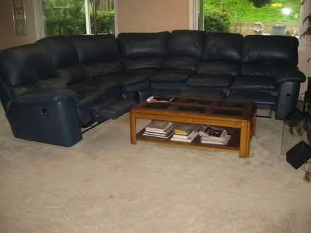 Photo of free Arizona Leather L-shaped sectional (Lake Forest, near the freeway) #3