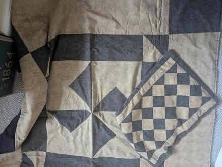 Photo of free Quilt and two cushions. All patchwork hand made. (Poplars SG2) #2