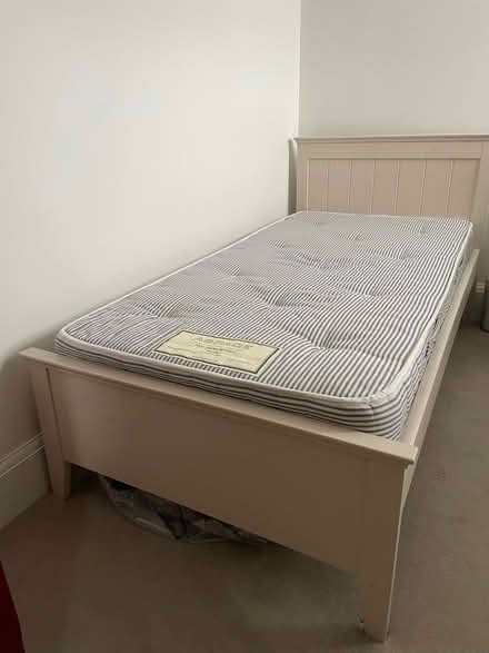 Photo of free Wooden single bed and matress (North Tonbridge TN9) #2