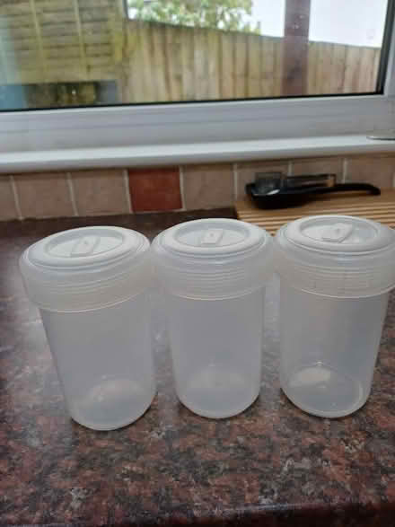 Photo of free 3 plastic clear cups (Marldon TQ3) #1