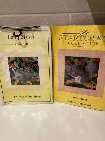 Photo of free 2 long stitch embroidery kits (Chalkhouse Green RG4) #1