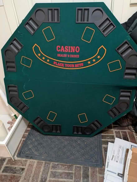 Photo of free Poker table top (Shaker Hts. near JCU) #1