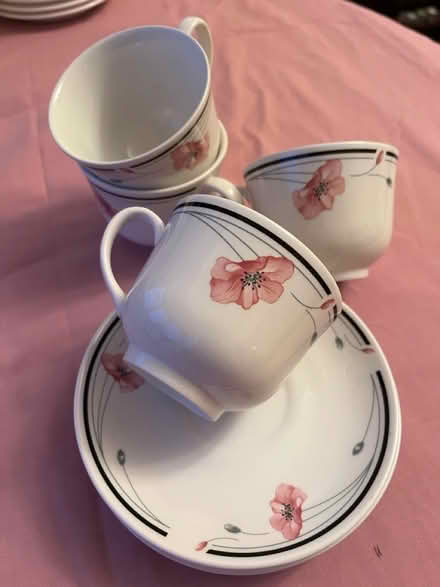 Photo of free Assorted cups and saucers (Garston, Watford, Herts WD25) #2