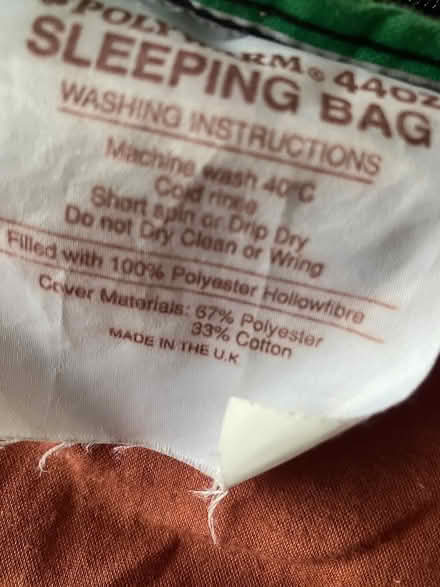 Photo of free Sleeping bag (Coulsdon, nr, train station) #3