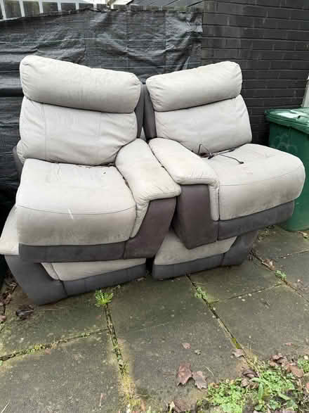 Photo of free X2 recliner sofas (Huddersfield HD1) #1