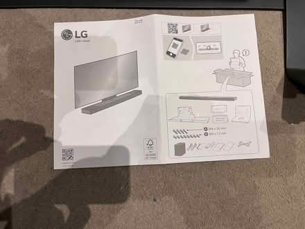 Photo of free LG Soundbar and TV Mounting Bracket (Richmond TW10) #2