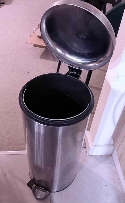 Photo of free Silver Tall kitchen bin (Chineham RG24) #1