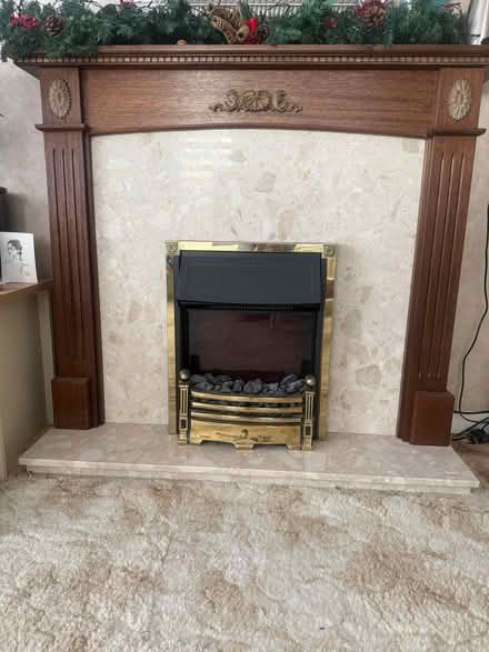 Photo of free Electric fireplace and surround (Warsash SO31) #2