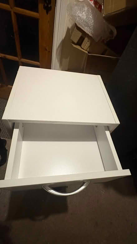 Photo of free White Bedside Table (Tonagh BT28) #3