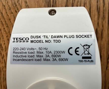 Photo of free Plug socket timer (Baldock SG7) #2