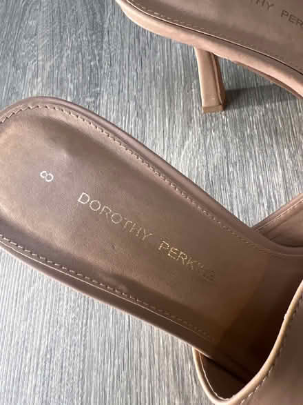 Photo of free Dorothy Perkins Heeled mules with square toe design. Size 8 (Southsea PO4) #2