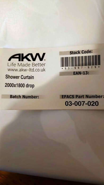 Photo of free Shower curtains (Denholme BD13) #1