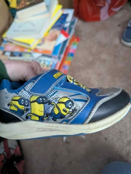 Photo of free Size 12 minion sneakers (Leedom, Ridley park) #1