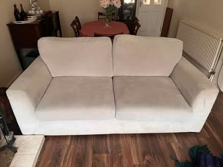 Photo of free Light Grey 3 seater couch (Cabinteely) #1