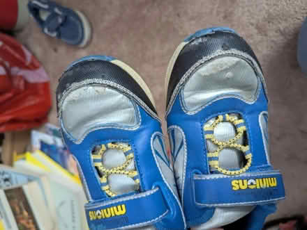 Photo of free Size 12 minion sneakers (Leedom, Ridley park) #2