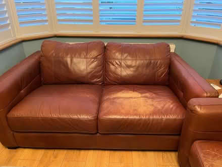 Photo of free Brown Sofas (Harold Wood RM3) #1