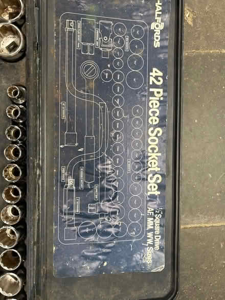 Photo of free 42 piece socket set (Haldens AL6) #2
