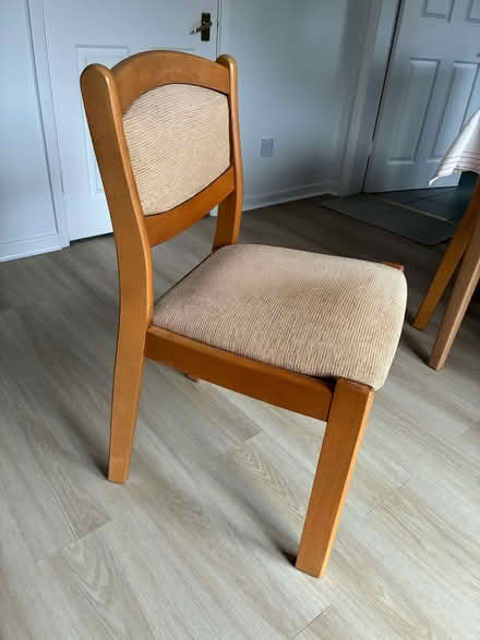 Photo of free four dining table chairs (Monkspath B90) #3