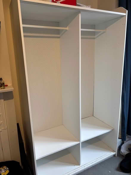 Photo of free white ikea wardrobe (Furzedown Tooting) #1
