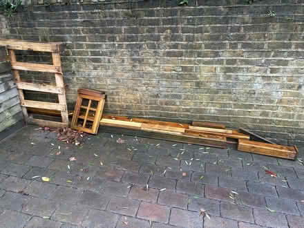 Photo of free Fence post, pallet and fencing offcuts. (Teddington TW11) #1