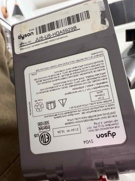 Photo of free Dyson stick vac (Saline) #1