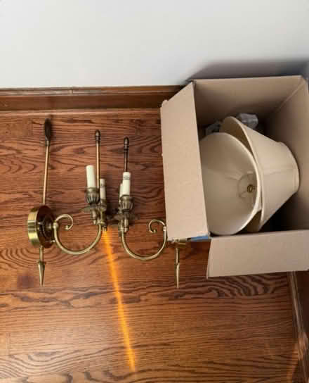 Photo of free 2 sconces (Downtown Oak Park) #2