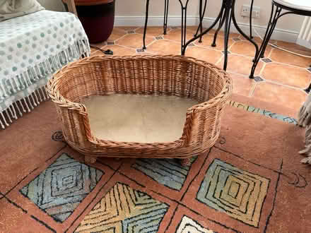 Photo of free Whicker dog bed (Faringdon SN7) #1