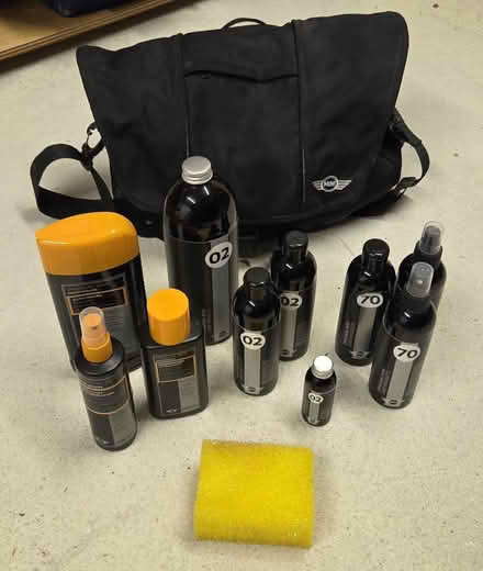 Photo of free Mini car cleaning products & bag (Chichester PO19) #1