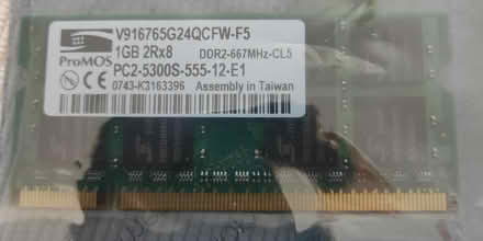 Photo of free 2 1Gb laptop memory modules (Barton on Sea BH25) #1