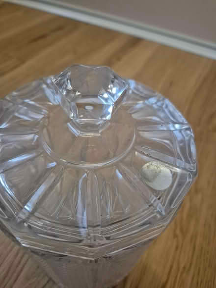 Photo of free Bohemian crystal storage jar (Sw155au, Barnes) #3