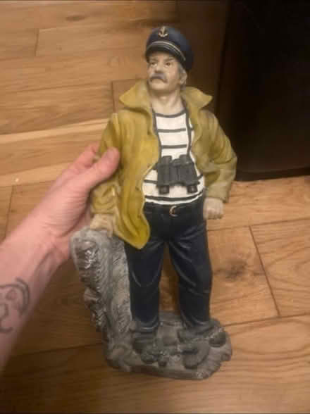 Photo of free Large Fisherman/Captain Ornament (Cheshunt En8) #3