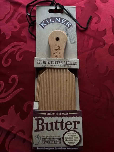 Photo of free Wooden butter paddle set (Blackrock) #1