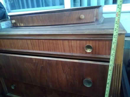 Photo of free vintage walnut deep drawer dresser (Foothill Boulevard Cupertino) #3