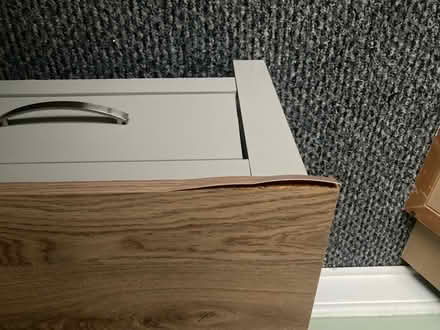 Photo of free Coffee table, 2 drawers, metal handles. (Harworth DN11) #2